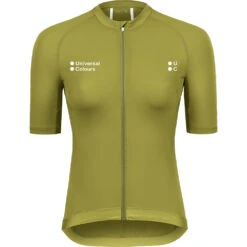 Mono Women's Short Sleeve Jersey - Olive Gold