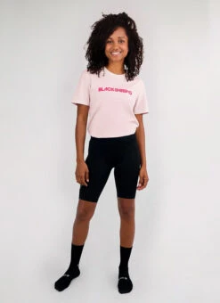 Ellen Porteus Women's Inactivewear Capped Tee - Pink Birds & Snakes