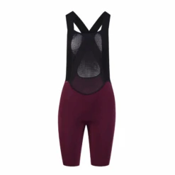 Women LUXE Bib Shorts - Black Cherry