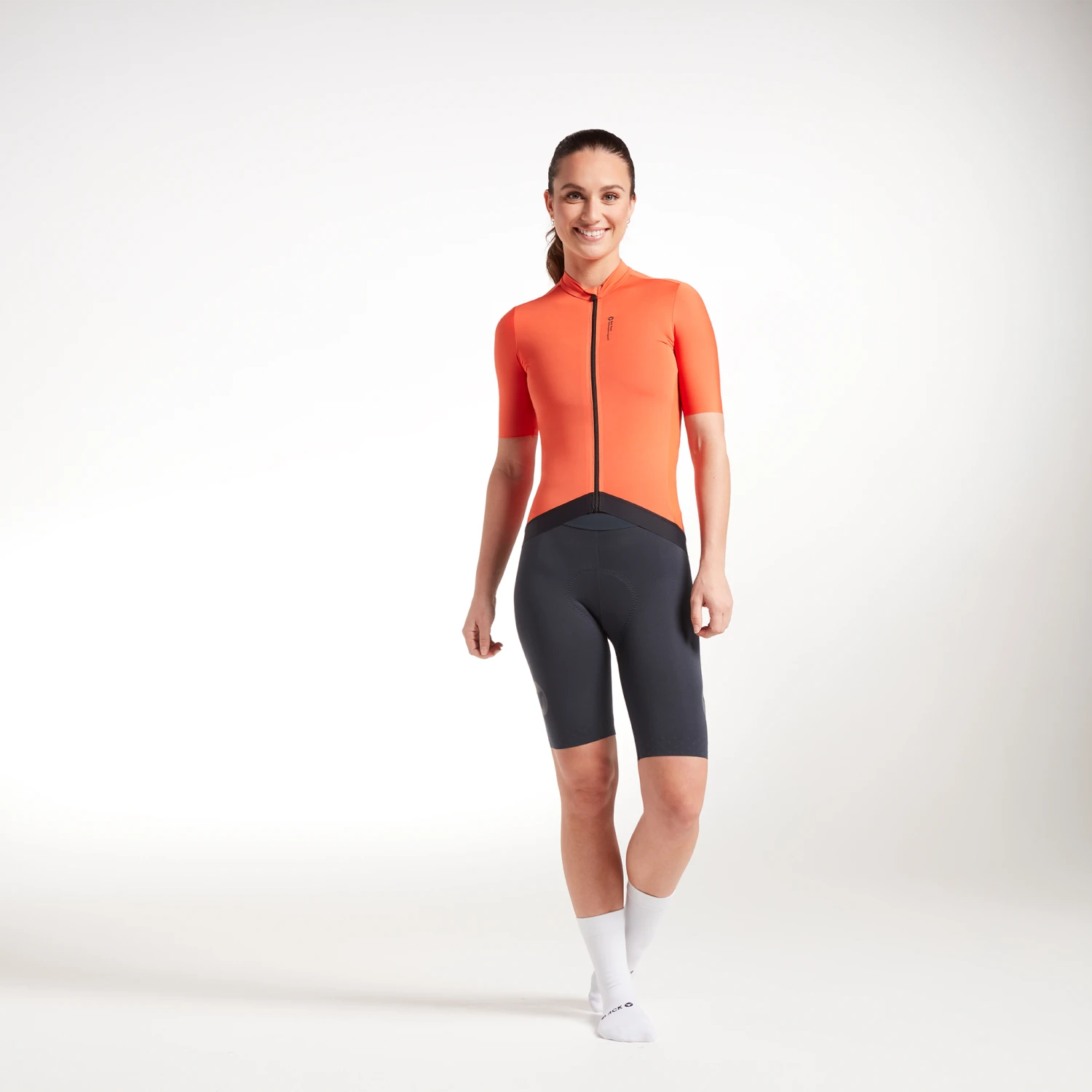 Mandarin Red WMN Integrated Women's Jersey
