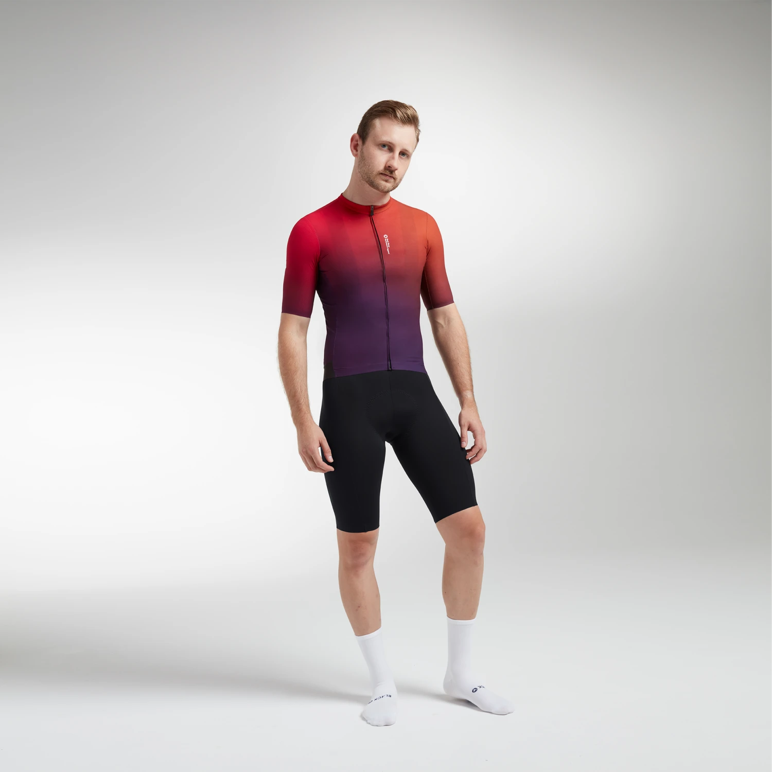 Mandarin Purple Glaze Racing Climbers SS Men's Jersey - Image 2