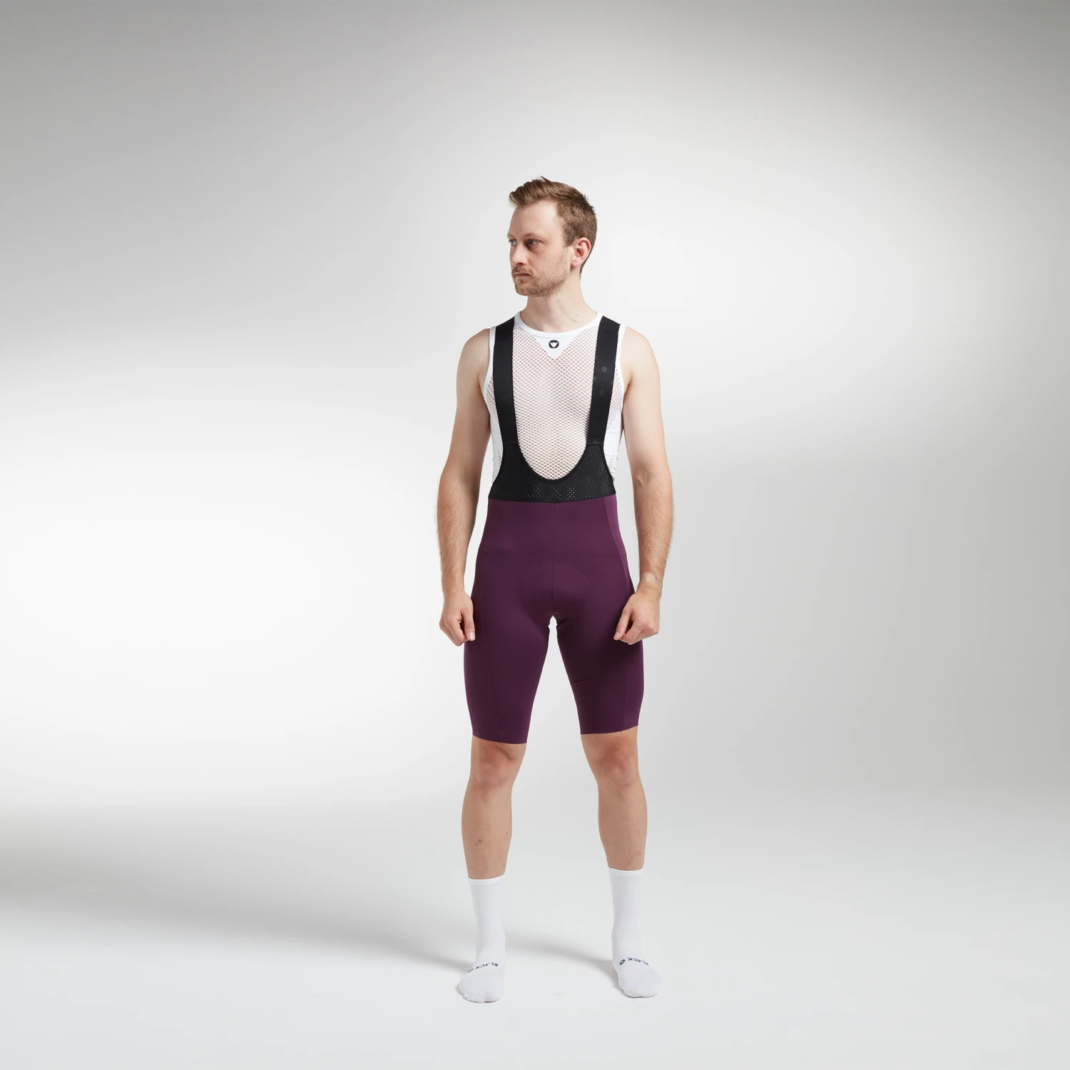 Italian Plum RACING Seamless Men's Bib And Brace