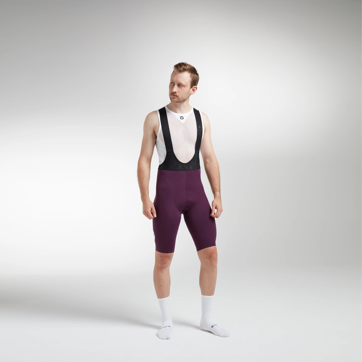 Italian Plum RACING Seamless Men's Bib And Brace - Image 2