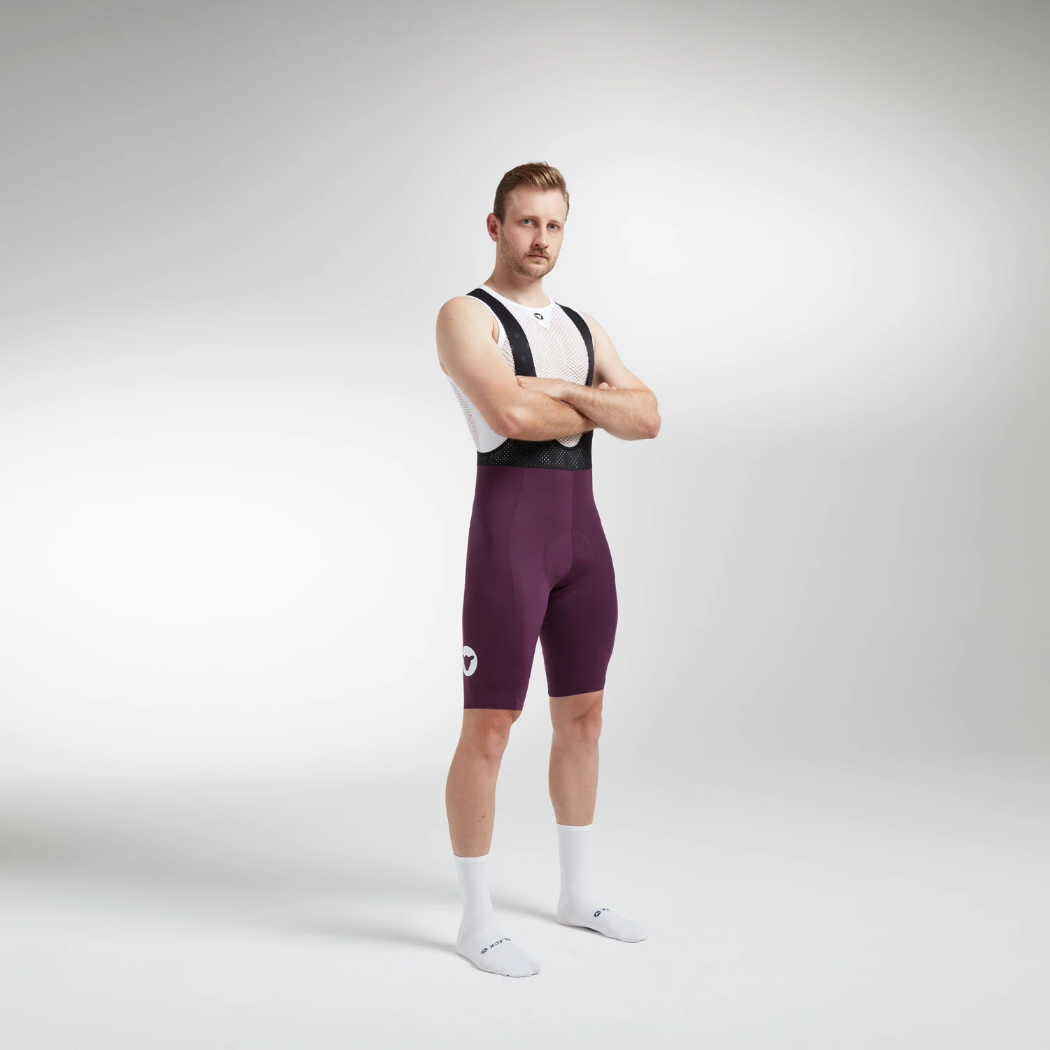 Italian Plum RACING Seamless Men's Bib And Brace - Image 3