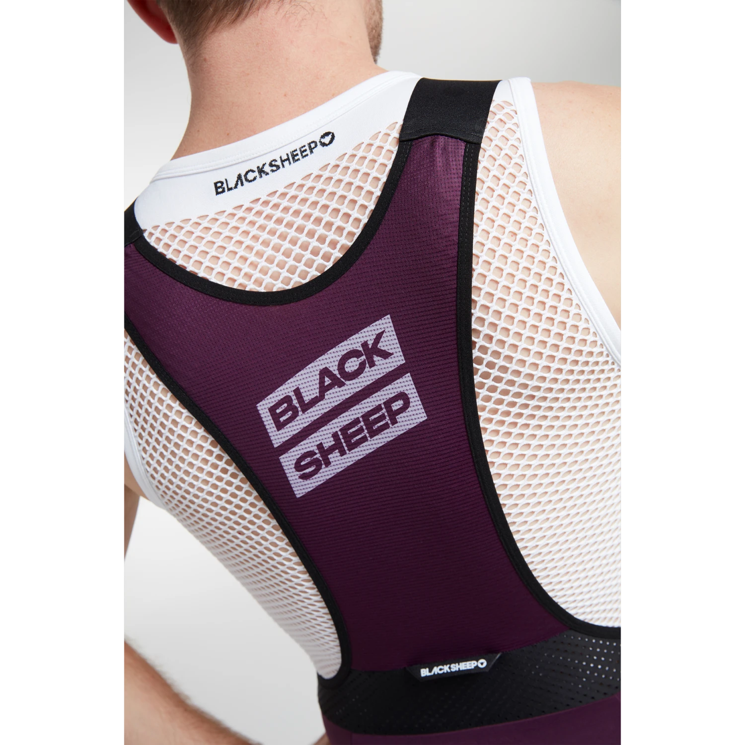 Italian Plum RACING Seamless Men's Bib And Brace - Image 5
