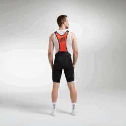 Black RACING Seamless Men's Bib And Brace -Velo Velo Cycle Cheap Store 21.12.10 BSC RACING bib black 0495