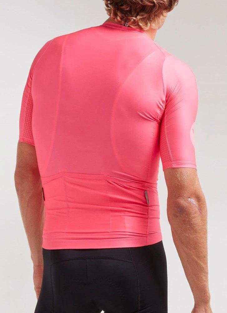 Neon Pink Team Men's Jersey - Image 3