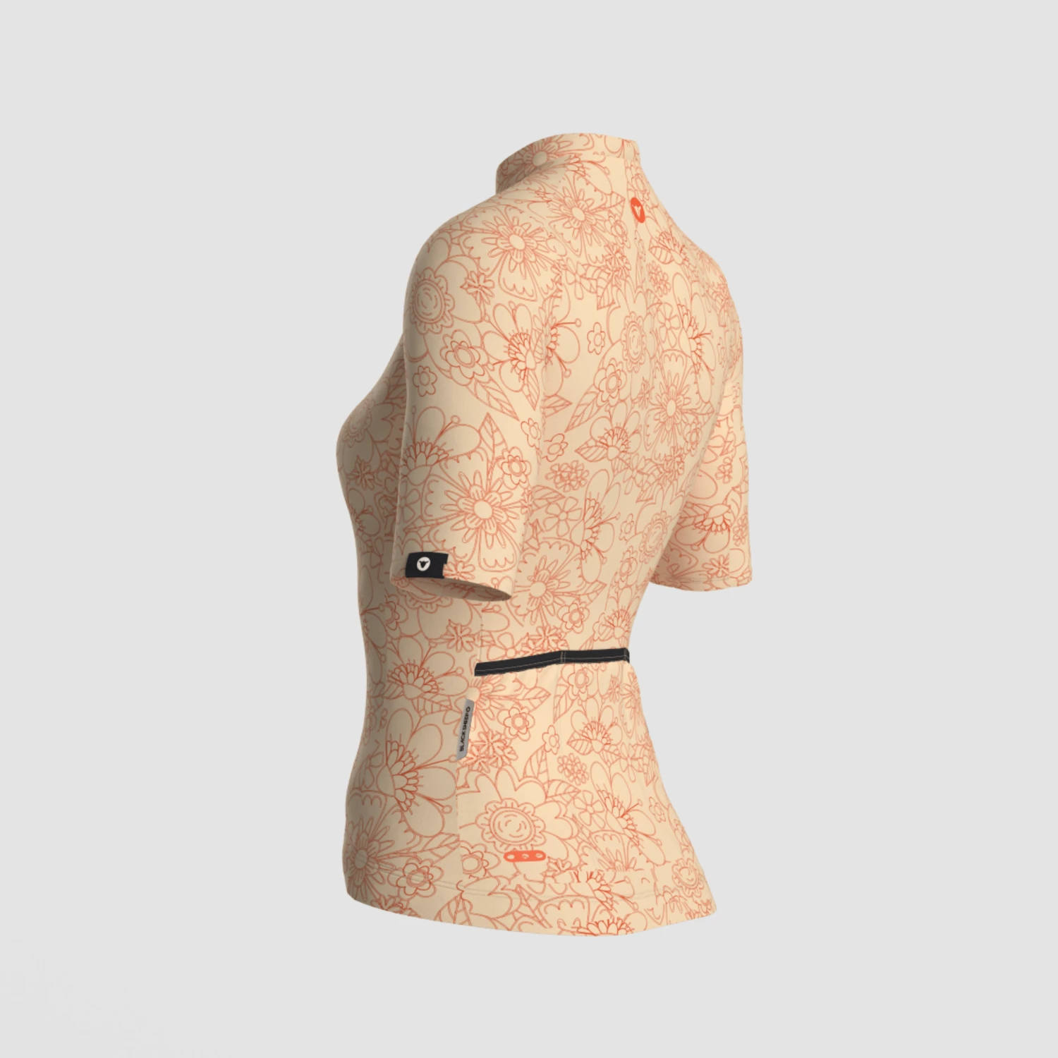 Women's Essentials TEAM Jersey - Mandarin Floral - Image 3