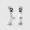 Assos Holy White Poker Socks 2