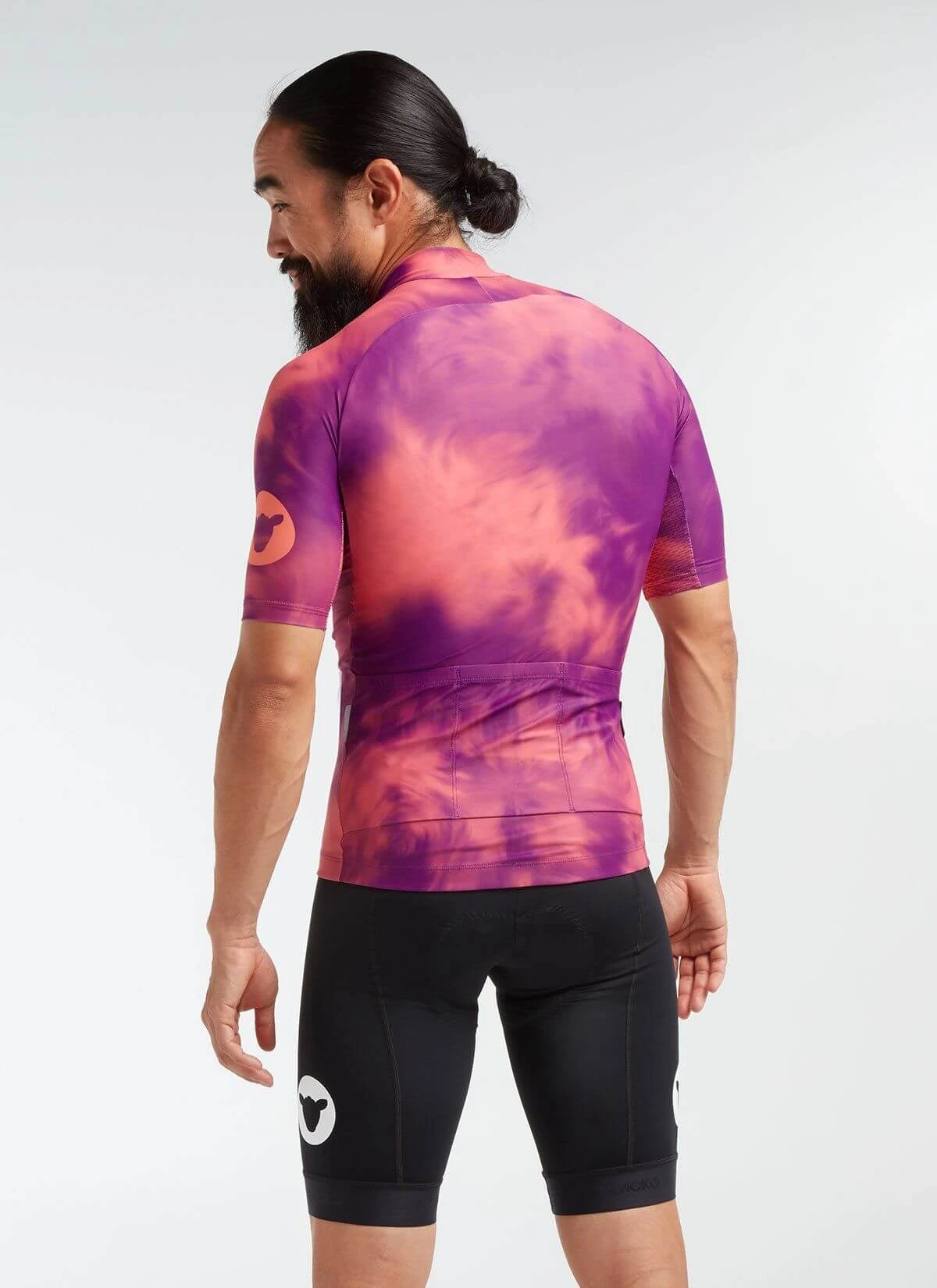Coral/ Purple Acid Essentials TOUR Men's Jersey - Image 2