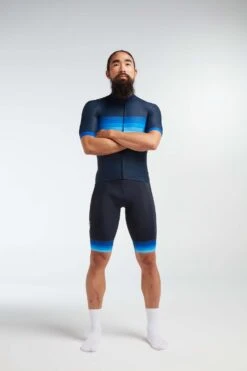 Navy Blue Stripe Essentials TOUR Men's Jersey