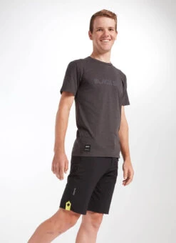 Grey Marle Adventure ActiveCotton Men's T-shirt -Velo Velo Cycle Cheap Store C 21.02.25 BSC ADV CottonTee Slate 9023