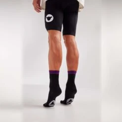 Lost Riders Club Stripe Black Perfect Crew Socks