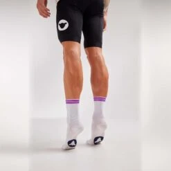 Lost Riders Club Stripe White Perfect Crew Socks