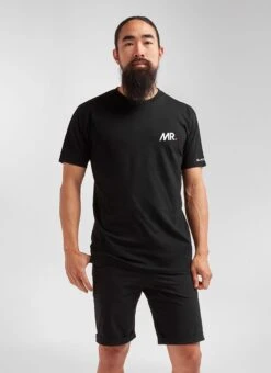 Black MR Men's Crew Tee