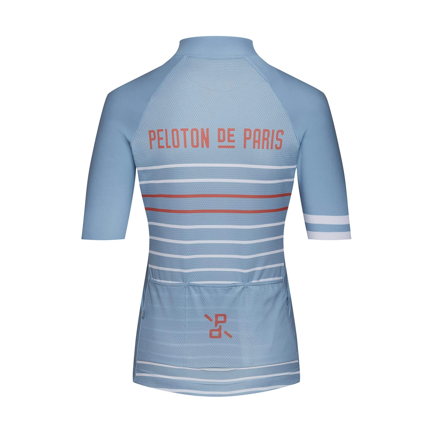 Blue Stone Cantaloupe Classic Stripe Domestique Women's Jersey - Image 2