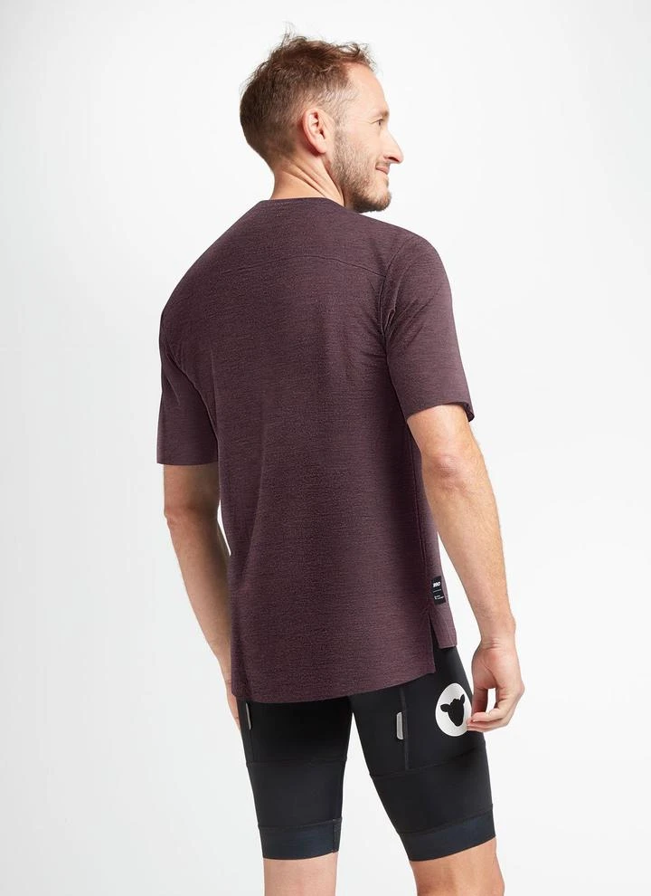 Italian Plum ADV Merino Men's Tee - Image 2