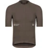 Mid Dark Brown Mono Short Sleeve Men's Jersey