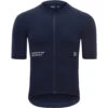 Navy Blue Mono Short Sleeve Men's Jersey