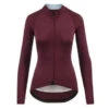 Black Cherry Ultralight Long Sleeve Women's Jersey
