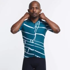 Deep Sea Block Print SE Men's Jersey -Velo Velo Cycle Cheap Store mens block print se jersey deepsea front 2000x 82b5d42b 5563 4245 b5a4 fa7381ce1d54