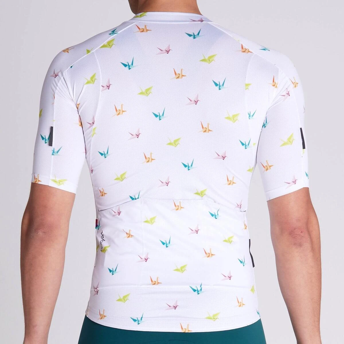 White Origami Ultralight Men's Jersey - Image 4