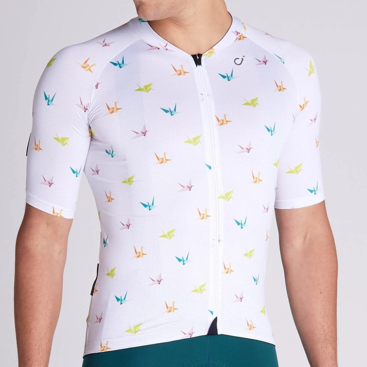 White Origami Ultralight Men's Jersey - Image 3