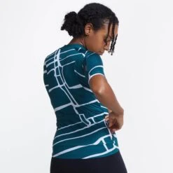Deep Sea Block Print SE Women's Jersey -Velo Velo Cycle Cheap Store womens block print se jersey deepsea back 2 1200x eb165587 44aa 4a46 9e68 11925a3c95e6