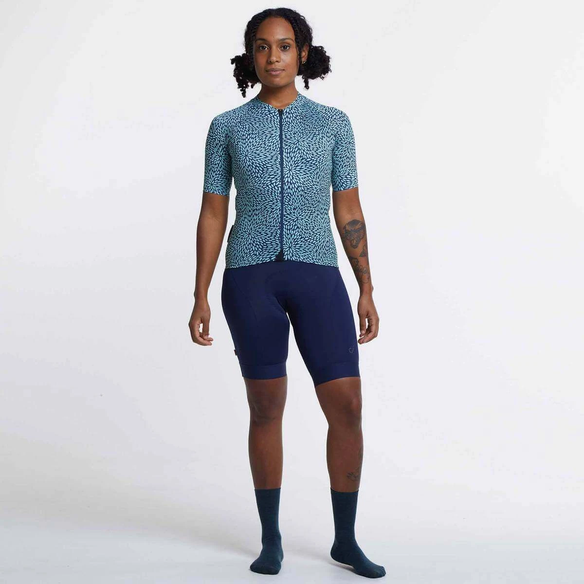 Navy Mint Flora Ultralight Women's Jersey - Image 6