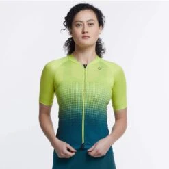 Citron Halftone Ultralight Women's Jersey